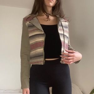 Boho mini cropped jacket